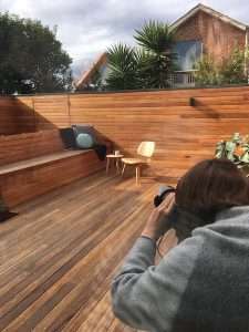 Timber clad deck, Fitzroy North Home